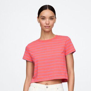 NWOT GAP Organic Cotton VintageSoft Crop T-Shirt